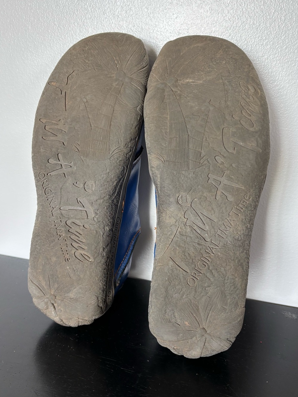TMA EYES Stitched Leather Walking Hiking Shoes Womens Size 41 EUR (9 US) Blue - Picture 8 of 15